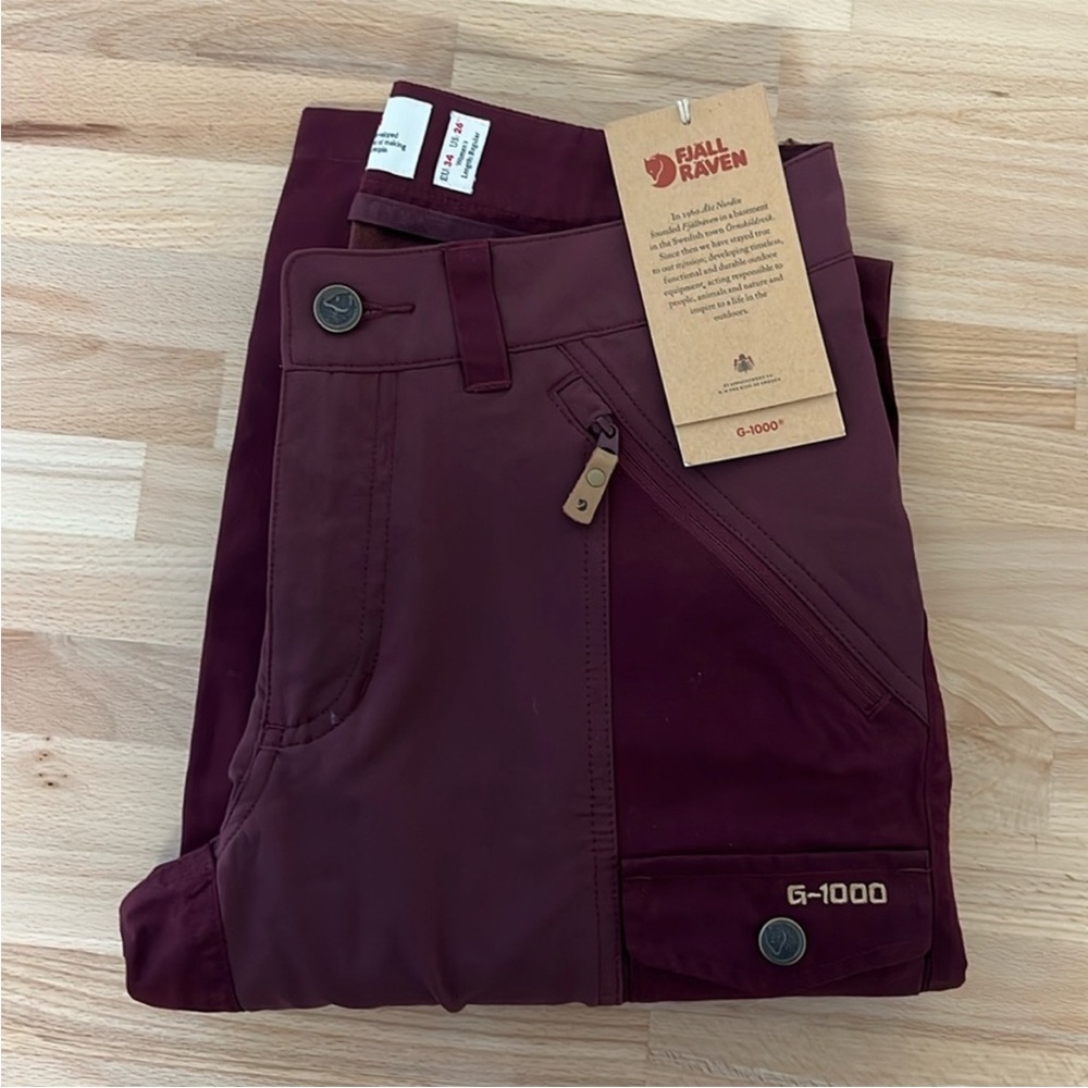 NWT Fjallraven Nikka Trousers